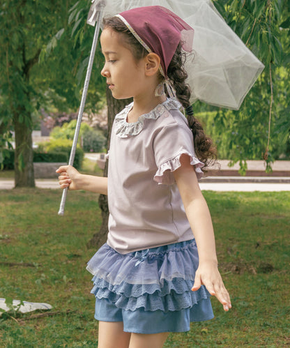 Japanese children's clothing panpantutu bow heart skirt 80-140cm girls summer dresses 