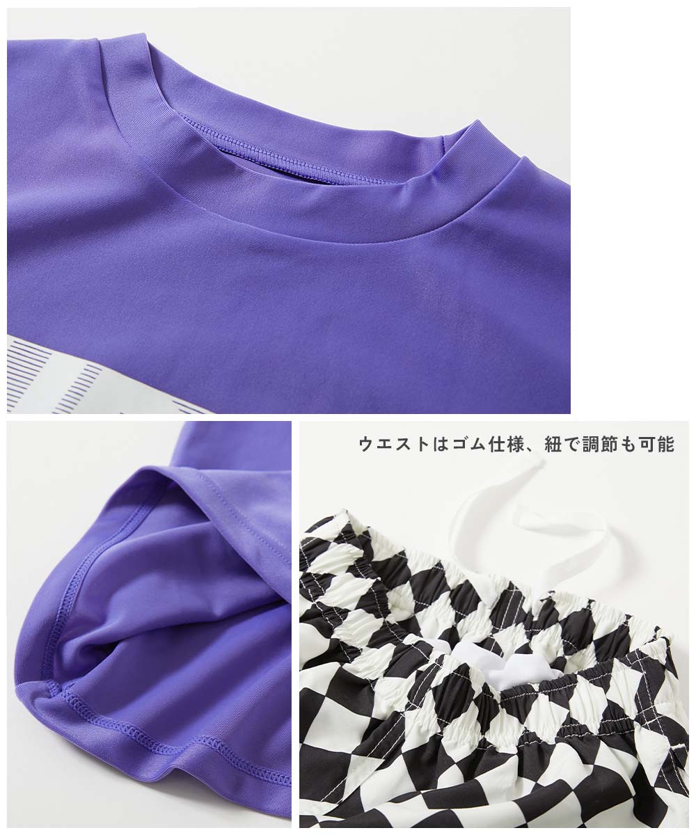 日本童裝 dev!rock 防UV 印花短袖沙灘兩件套裝 100-160cm 男童款 夏季 TOPS PANTS 夏日玩水泳衣特輯