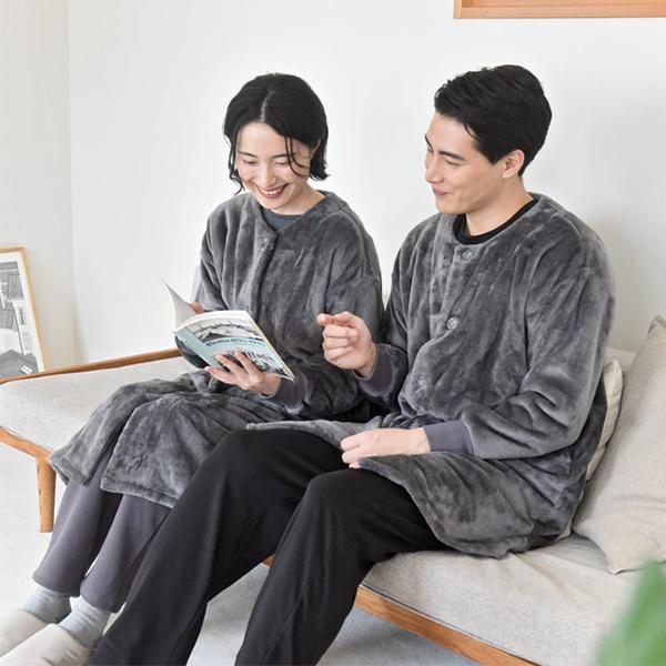 日本直送 超細纖維絨毛長袖睡袋/家居服 Free Size/150-160cm 親子裝 大人款/青少年款 秋冬季 睡袋系列