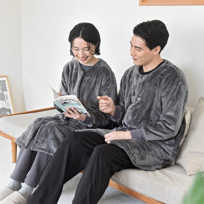 日本直送 超細纖維絨毛長袖睡袋/家居服 Free Size/150-160cm 親子裝 大人款/青少年款 秋冬季 睡袋系列