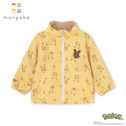 日本童裝 pe#main x【monpoke】連帽抓毛風褸 80-120cm 男童款/女童款 秋季 OUTERWEAR