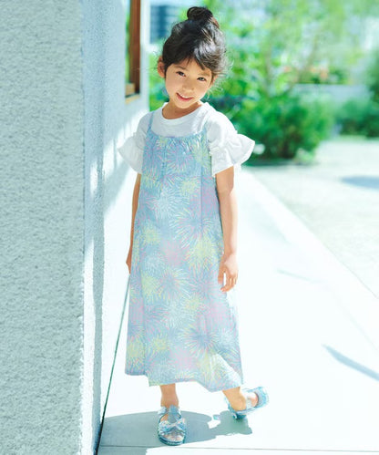 日本童裝 aF#a325 2Way 日本浴衣3件套裝 日本和服 110-140cm 女童款 夏季 OUTERWEAR DRESSES 日本夏祭慶典特輯
