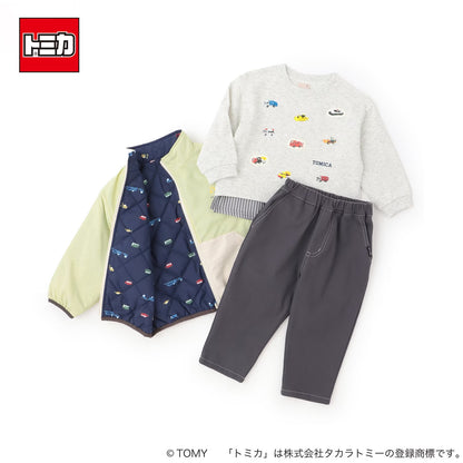 日本童裝 pe#main x Tomica 三件套裝 90-130cm 男童款 冬季 TOPS PANTS OUTERWEAR