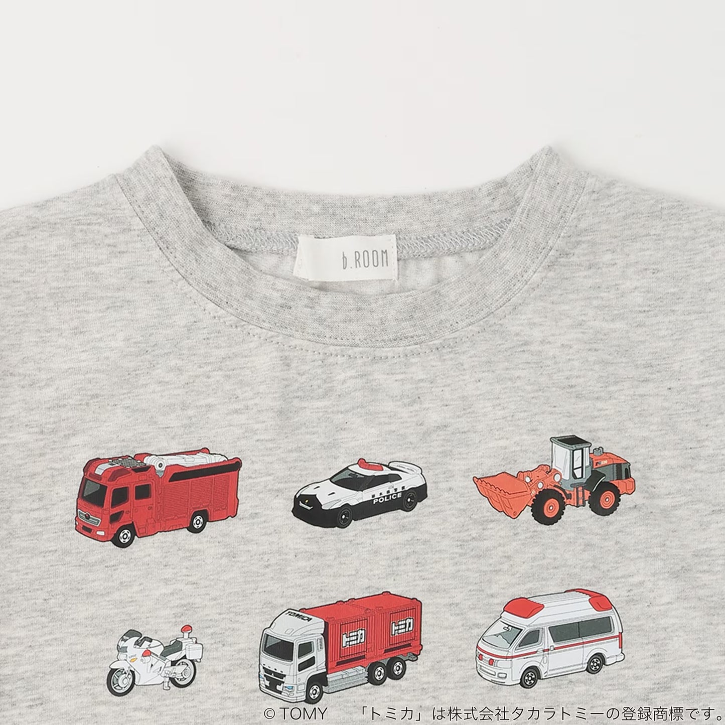 日本童裝 b・R# x Tomica 防污系列 速乾系列 防UV 印花上衣 90-130cm 男童款 夏季 TOPS