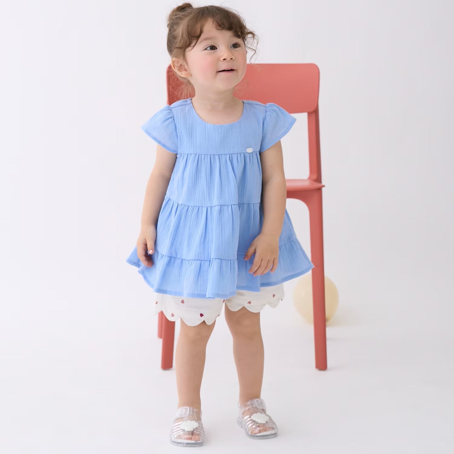 日本童裝 pe#main 防污系列 花邊短褲 80-130cm 女童款 夏季 PANTS