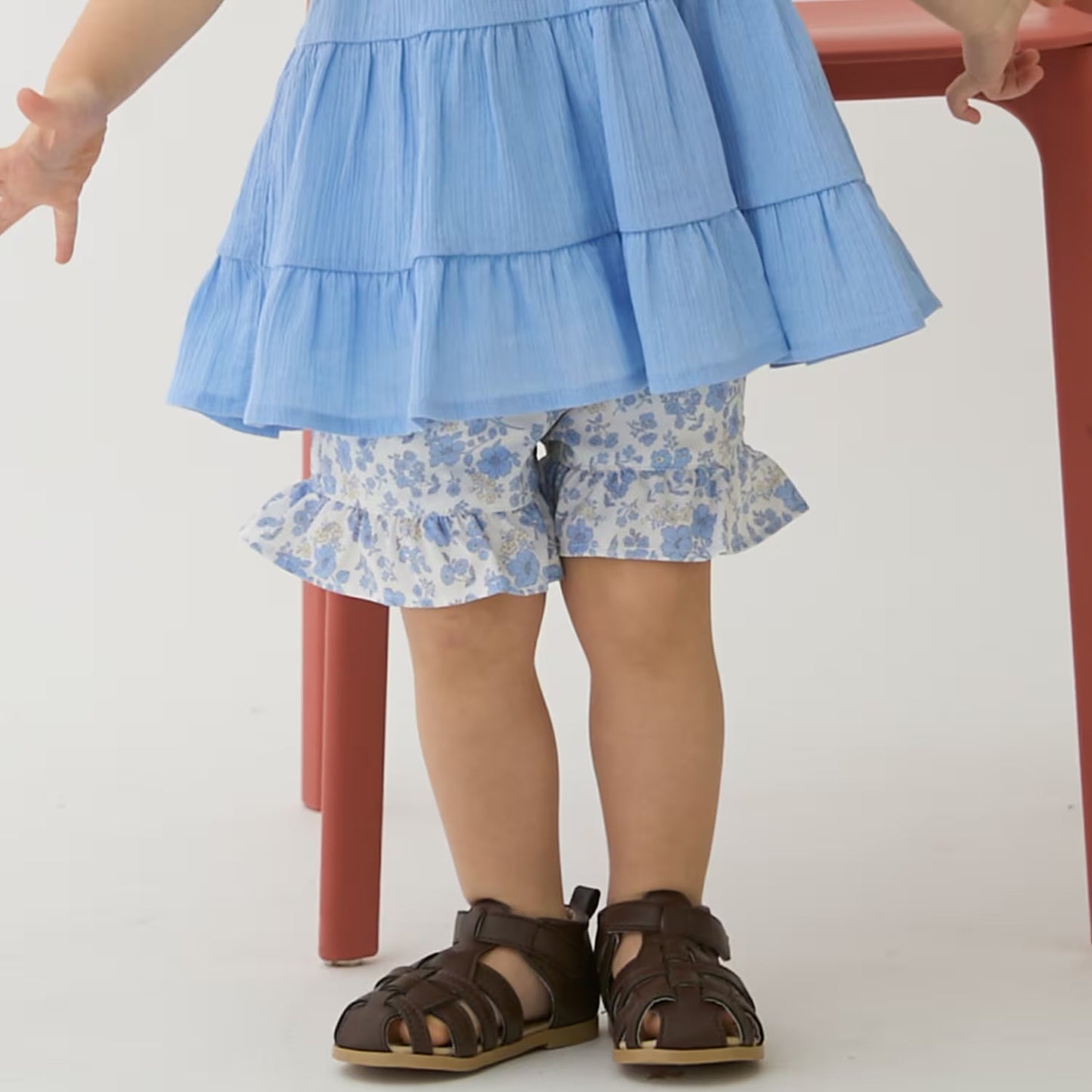 日本童裝 pe#main 水陸兩用 沙灘花邊短褲 80-130cm 女童款 PANTS 夏日玩水泳衣特輯