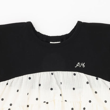 日本童裝 pe#main 拼接上衣 80-130cm 女童款 夏季 TOPS
