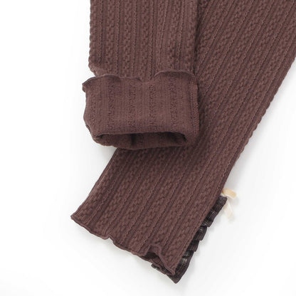 日本童裝  SLAP SLIP 磨毛羅紋緊身褲 80-130cm 女童款 冬季 PANTS