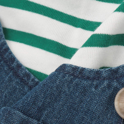 日本童裝 pe#main 上衣及吊帶連體褲 70-80cm 男童款 初生嬰兒 夏季 TOPS Jumpsuit