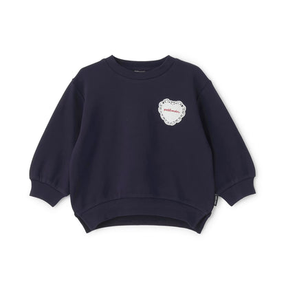 日本童裝 pe#main 印花衛衣 80-130cm 女童款 冬季 TOPS 聖誕紅/新年紅