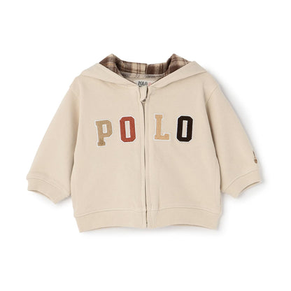 日本童裝 pe#main x【POLO BCS】衛衣外套 70-80cm 男童款/女童款 初生嬰兒 秋季 OUTERWEAR