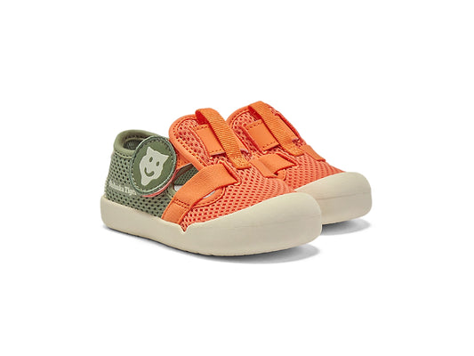 日本直送 日版MEXICO 66 KIDS SANDAL MIKAN ORANGE/LICHEN GREEN 12-16cm 鞋系列