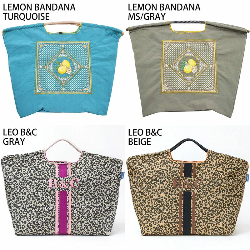 Ball&amp;Chain Embroidered Eco Bag Size L Bag Series Direct from Japan 
