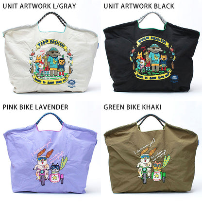 Ball&amp;Chain Embroidered Eco Bag Size L Bag Series Direct from Japan 