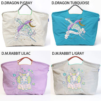 Ball&amp;Chain Embroidered Eco Bag Size L Bag Series Direct from Japan 