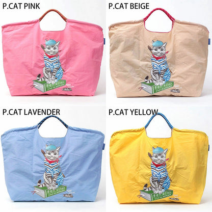Ball&amp;Chain Embroidered Eco Bag Size L Bag Series Direct from Japan 