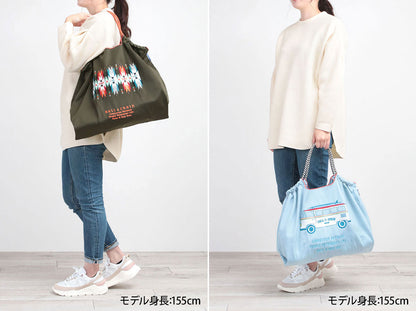 Ball&amp;Chain Embroidered Eco Bag Size L Bag Series Direct from Japan 