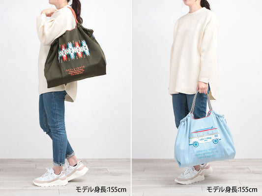 Ball&amp;Chain Embroidered Eco Bag Size L Bag Series Direct from Japan 