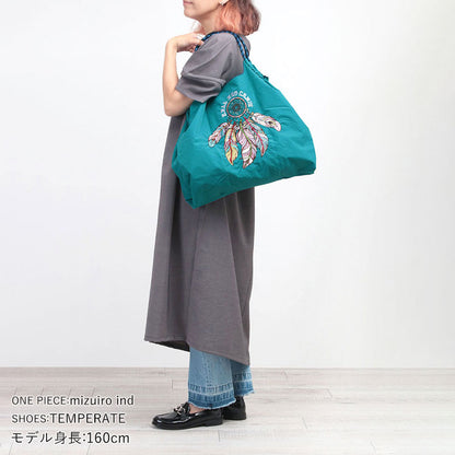 Ball&amp;Chain Embroidered Eco Bag Size L Bag Series Direct from Japan 