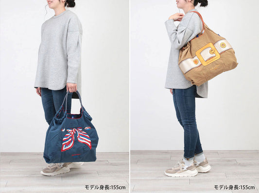 Ball&amp;Chain Embroidered Eco Bag Size L Bag Series Direct from Japan 