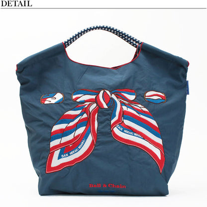 Ball&amp;Chain Embroidered Eco Bag Size M Bag Series Direct from Japan 