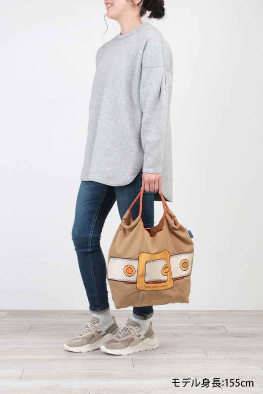 Ball&amp;Chain Embroidered Eco Bag Size M Bag Series Direct from Japan 