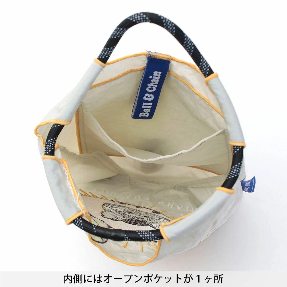 Ball&amp;Chain Embroidered Eco Bag Size S Bag Series Direct from Japan 