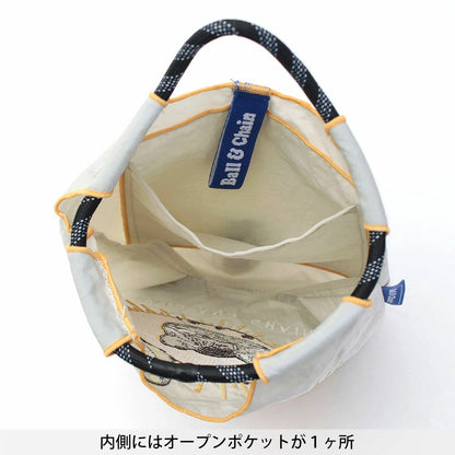 Ball&amp;Chain Embroidered Eco Bag Size S Bag Series Direct from Japan 