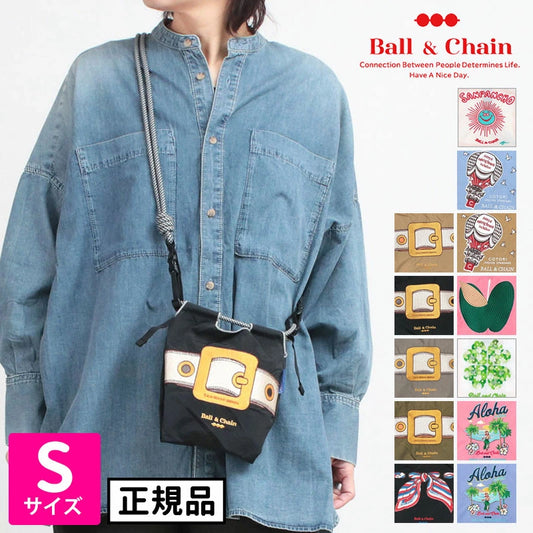 Ball&amp;Chain Embroidered Eco Bag Size S Bag Series Direct from Japan 