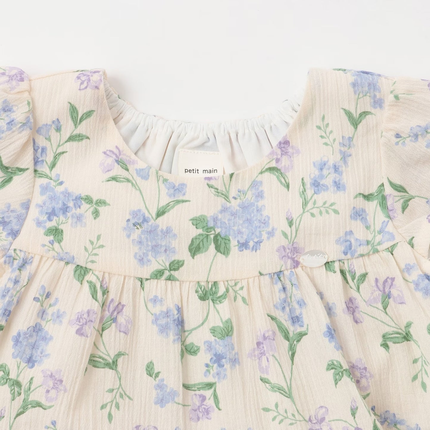 日本童裝 pe#main 接觸冷感 楊柳裙邊長衫 80-130cm 女童款 夏季 TOPS