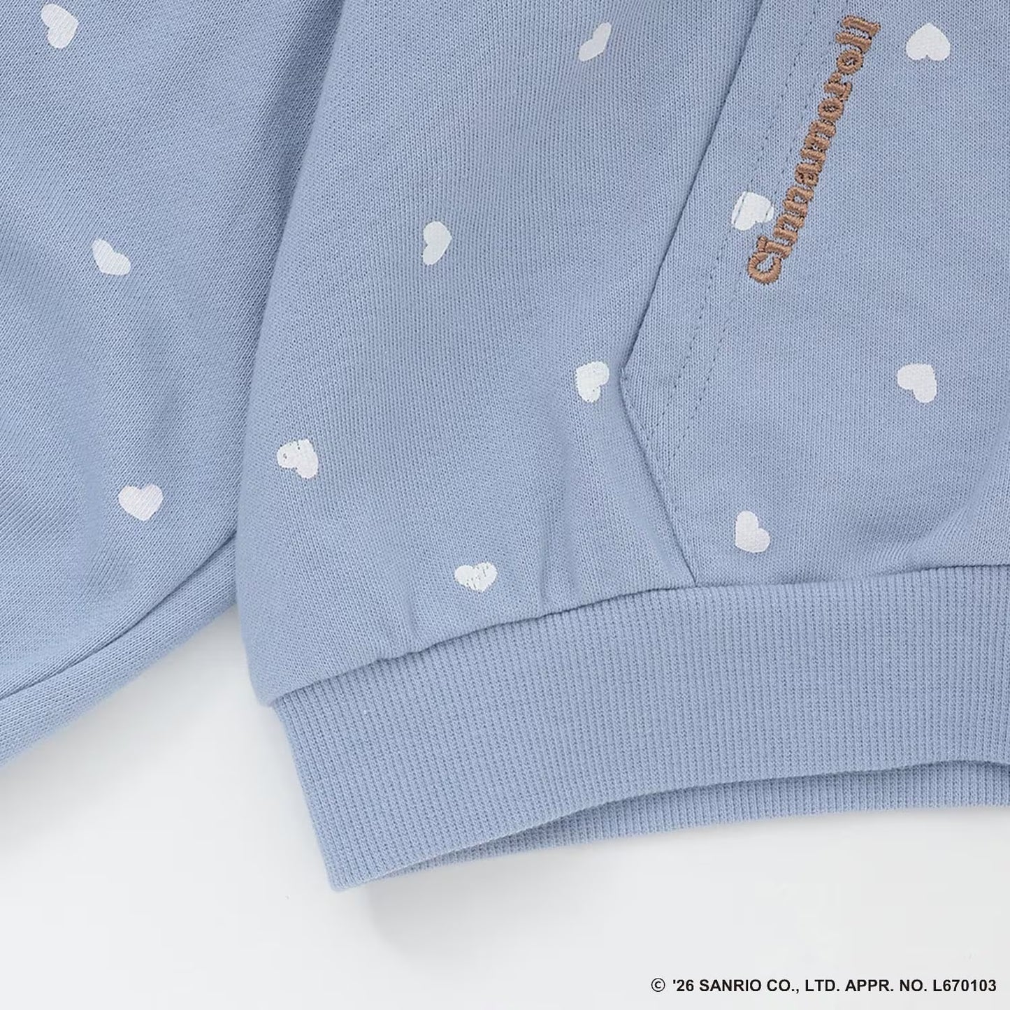 日本童裝 Ly# mine x Sanrio 花邊口袋衛衣外套 90-140cm 女童款 秋季 OUTERWEAR