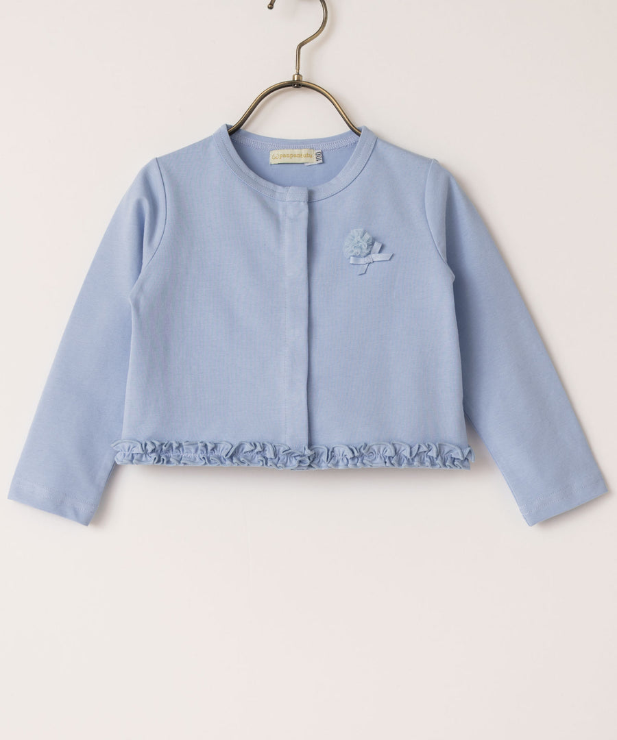 日本童裝 panpantutu 防UV 接觸冷感 抗菌 荷葉邊外套 80-150cm 女童款 夏季 OUTERWEAR