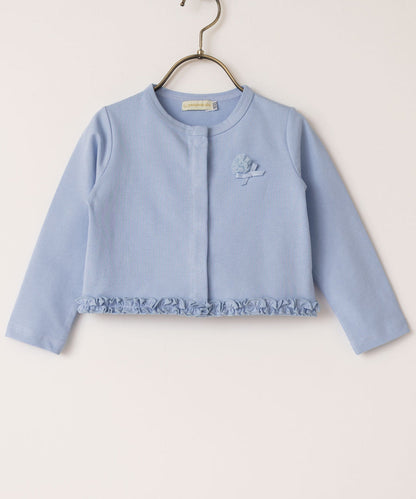 日本童裝 panpantutu 防UV 接觸冷感 抗菌 荷葉邊外套 80-150cm 女童款 夏季 OUTERWEAR