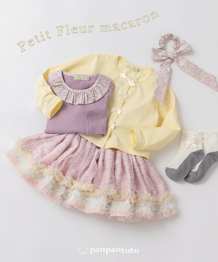 日本童裝 panpantutu 小芙蓉馬卡龍仙女雪紡tutu裙 90-140cm 女童款 夏季 SKIRTS