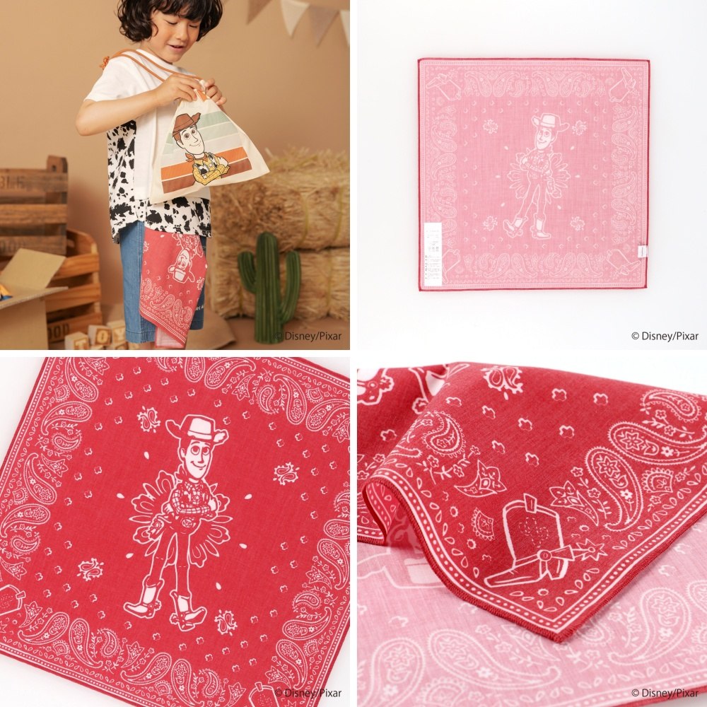 日本直送 Branshes x Disney ToyStory 通用印花頭巾 手飾/髮飾系列