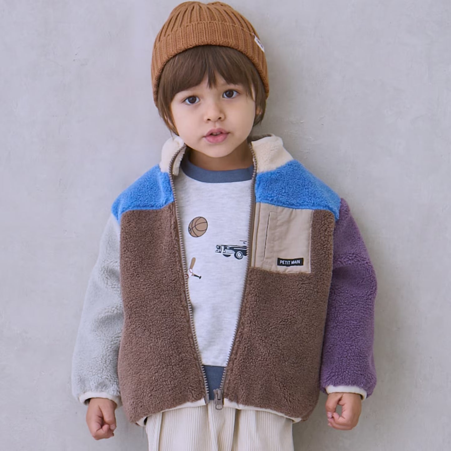 日本童裝 pe#main 抓毛外套 80-130cm 男童款 冬季 (適合香港平均溫度、寒冷天氣）OUTERWEAR