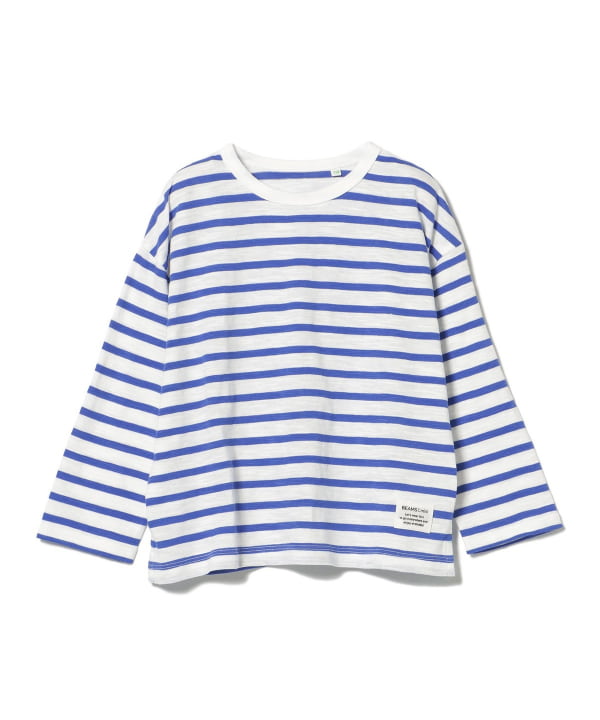 日本童裝 BE#AMS mini 條紋長袖上衣 90-140cm 男童款/女童款 夏季 TOPS
