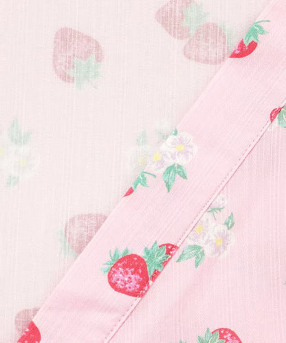 日本童裝 aF#a325 日本甚平 日本和服 90-130cm 女童款 夏季 TOPS PANTS 日本夏祭慶典特輯