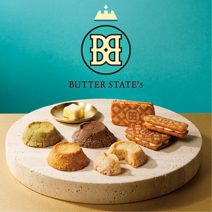 ‼️3/9晚上12點截單‼️日本直送 BUTTER STATE's  奶油火山曲奇與夾心餅乾盛夏禮盒 14枚入 限定手信 中秋節滿月限定