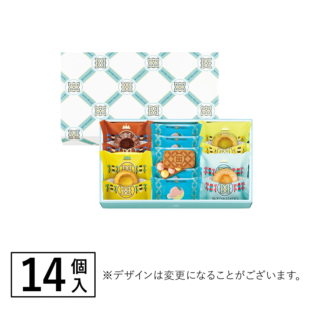 ‼️3/9晚上12點截單‼️日本直送 BUTTER STATE's  奶油火山曲奇與夾心餅乾盛夏禮盒 14枚入 限定手信 中秋節滿月限定