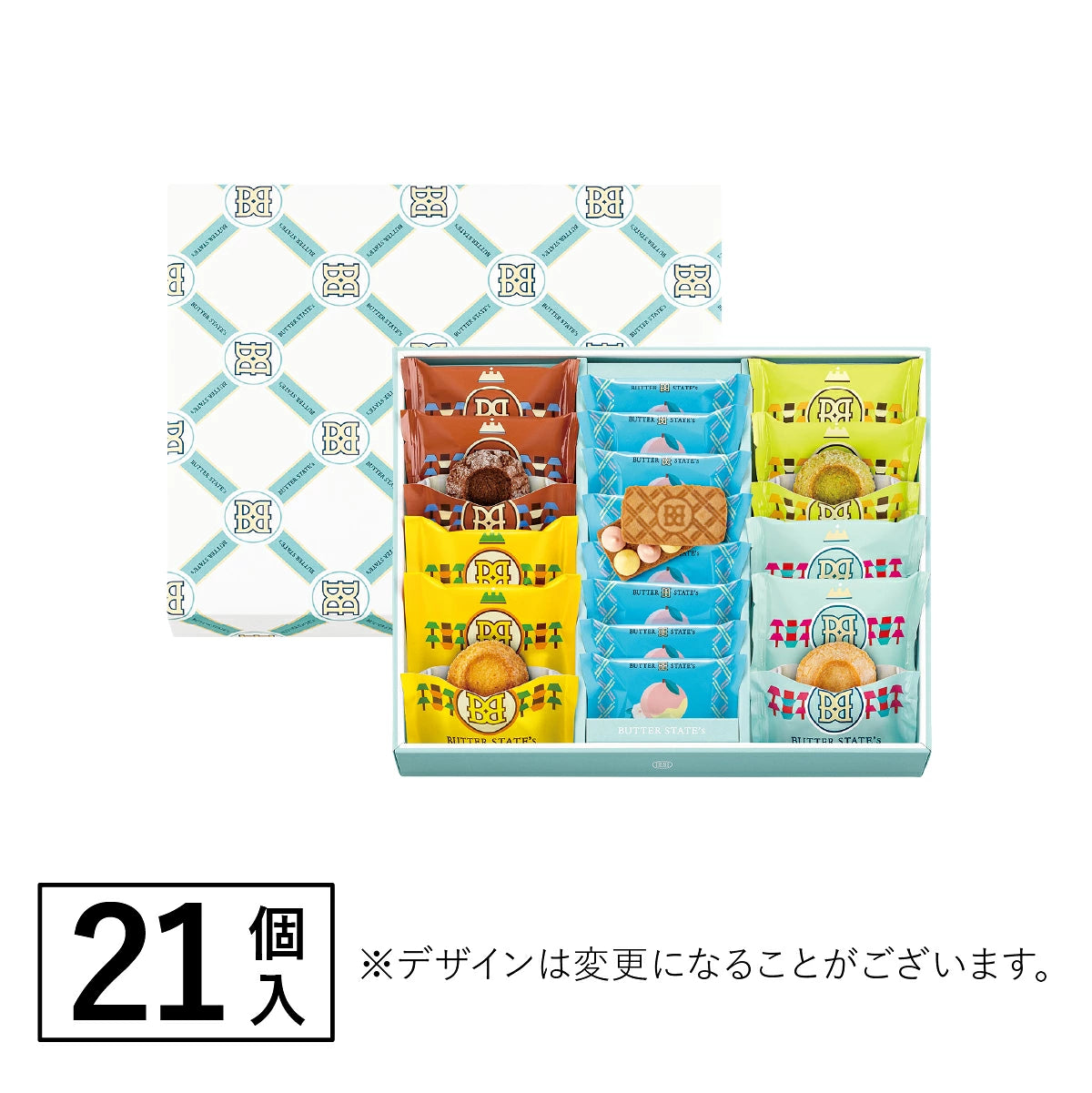 ‼️3/9晚上12點截單‼️日本直送 BUTTER STATE's  奶油火山曲奇與夾心餅乾盛夏禮盒 21枚入 限定手信 中秋節滿月限定