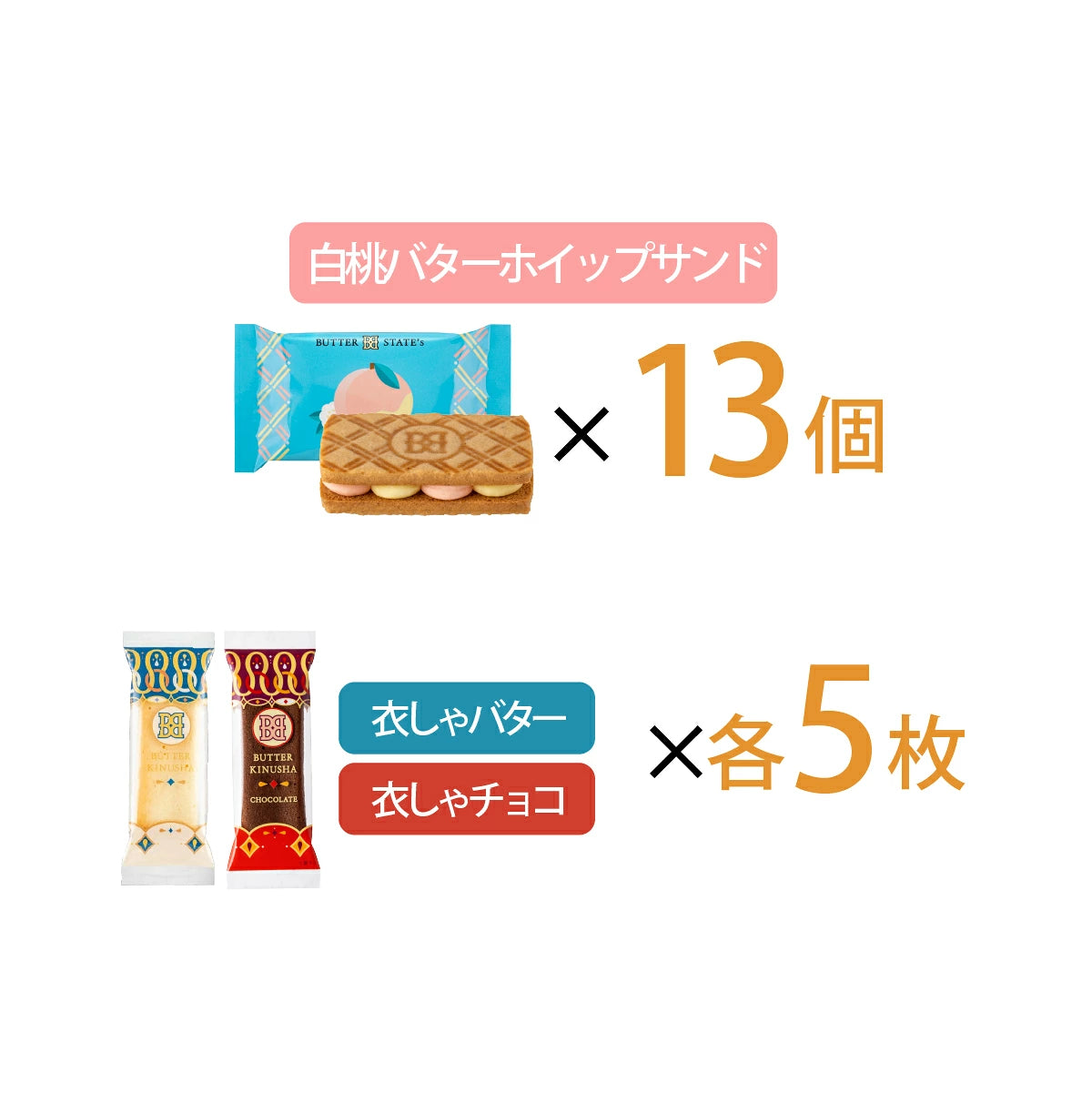 ‼️3/9晚上12點截單‼️日本直送 BUTTER STATE's  奶油火山曲奇與夾心餅乾盛夏禮盒 37枚入 限定手信 中秋節滿月限定