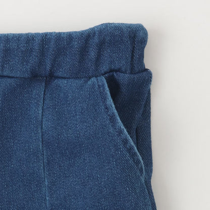 日本童裝 pe#main 防污系列 七分長蝴蝶結短褲 80-130cm 女童款 夏季 PANTS