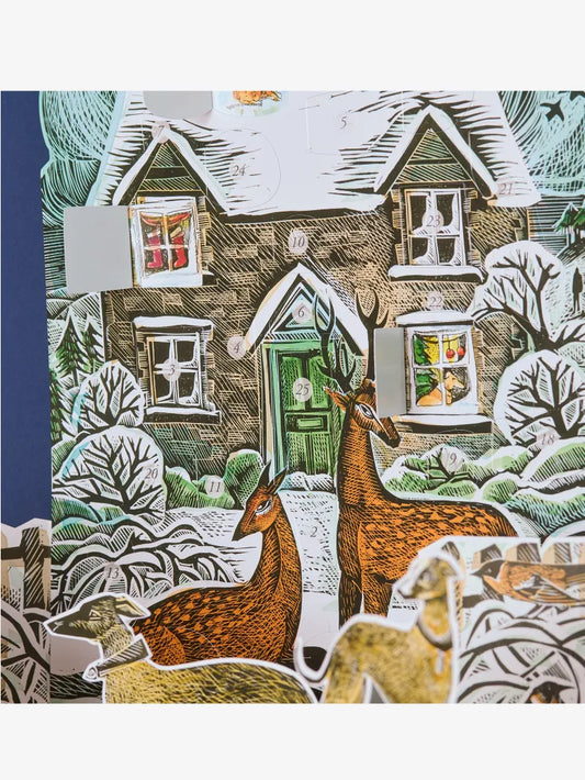 日英美直送 由英國知名藝術家Angela Harding設計的插畫倒數日曆 Christmas Cottage 3D Pop-Out Advent Calendar 聖誕倒數日曆 大人款 聖誕快樂特輯 不參與$900免運 滿$900可加$25免運到順豐站/智能櫃 Christmas Advent Calendars 2026