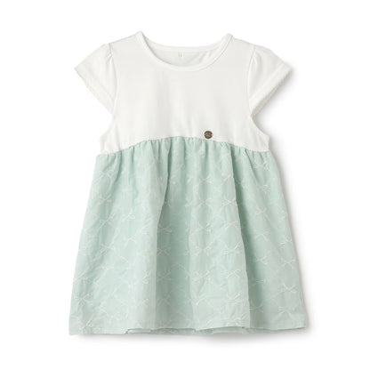 日本童裝 Ly# mine 緞帶刺繡上衣 90-140cm 女童款 夏季 TOPS