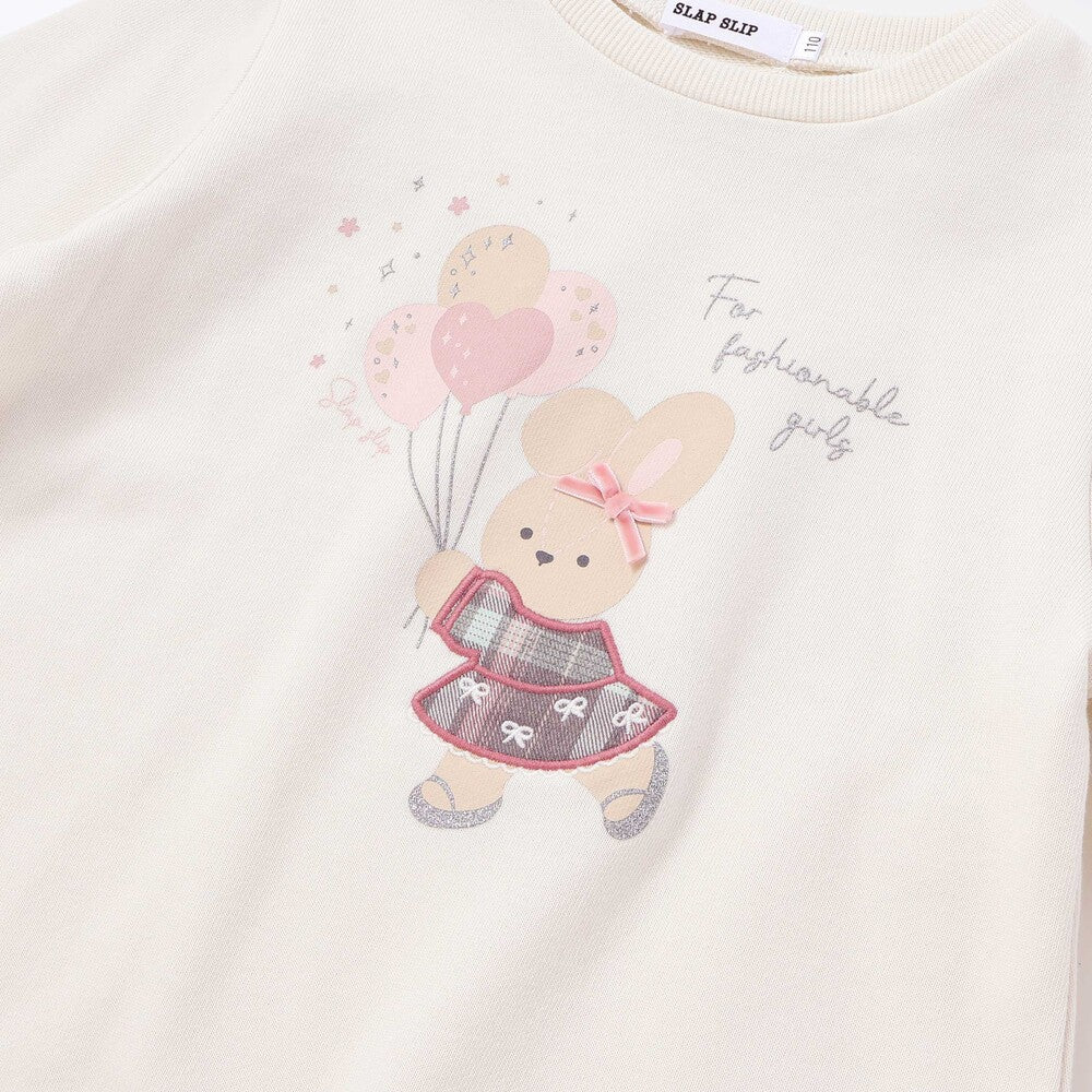 日本童裝  SLAP SLIP 印靴圖案上衣 80-130cm 女童款 冬季 TOPS