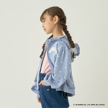 日本童裝 Ly# mine x Sanrio 花邊口袋衛衣外套 90-140cm 女童款 秋季 OUTERWEAR