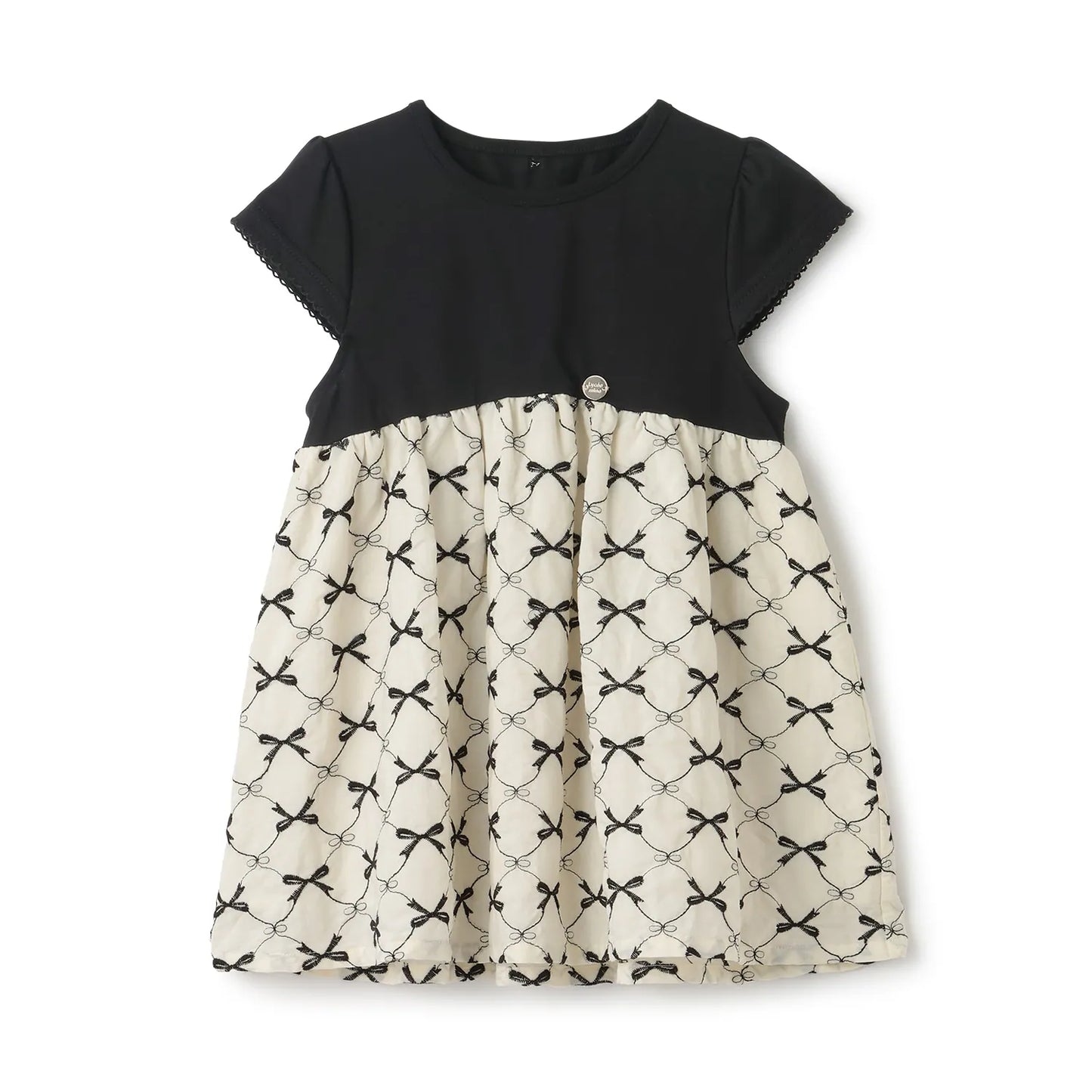 日本童裝 Ly# mine 緞帶刺繡上衣 90-140cm 女童款 夏季 TOPS