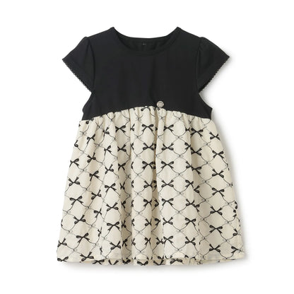 日本童裝 Ly# mine 緞帶刺繡上衣 90-140cm 女童款 夏季 TOPS