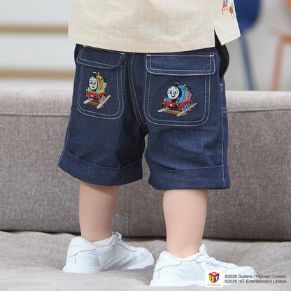 日本童裝 pe#main x Thomas 休閒短褲 80-130cm 男童款 夏季 PANTS